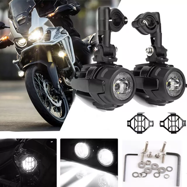 LED Fog Lights Auxiliary Spot Driving Lamp For R1200GS F800GS F700GS R1100GS