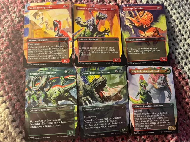 Lot De Cartes Magic : 6 Cartes Full Art VF Mint Cavernes D’ixalan