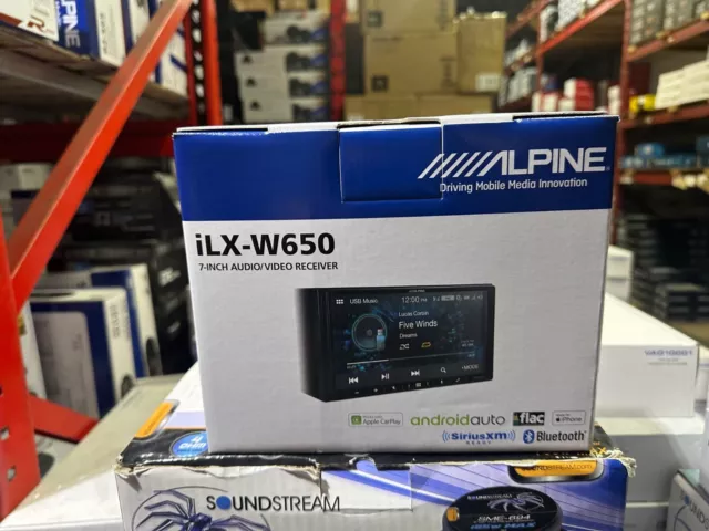 Alpine ILX-W650 2 DIN Digital Media Player Bluetooth Apple CarPlay Android Auto