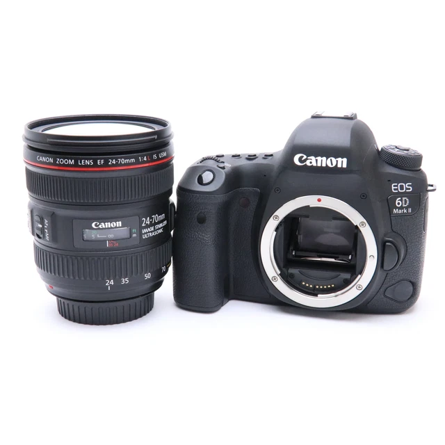 Canon EOS 6D Mark II EF24-70 F4L IS USM Lens Kit -Near Mint- #64