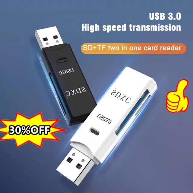 Memory Card Reader Multi USB 3.0 High Speed Adapter Flash Micro SD SDXC TF NEU