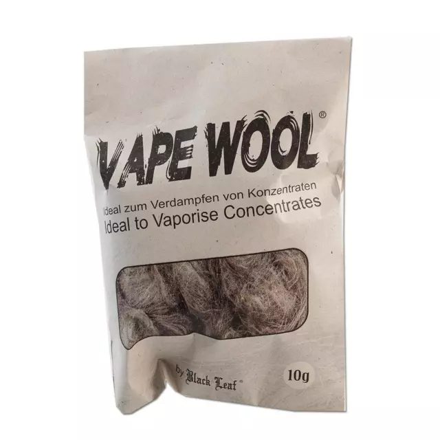 Vape Wool Hanffasern by Black Leaf Wolle für Vaporizer