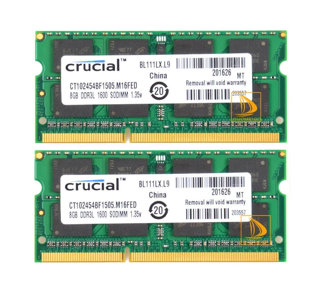 thumbnail image 2 of 16GB Kit 2 X 8GB Memory For Apple IMac Retina 5K 27 Inch 2 of 13