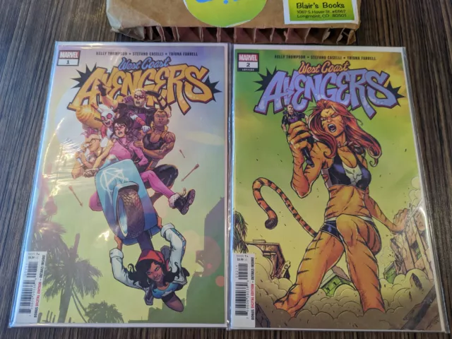Marvel's WEST COAST AVENGERS #1 and #2  [2018] Near Mint; New Team versus MODOK