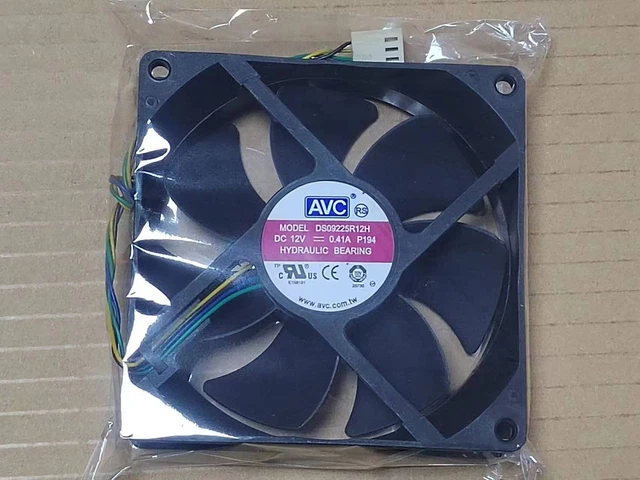 AVC DS09225B12U P100 9025 DC12V 0.56A 9CM 4-Wire PWM Dual Ball - Foto 9