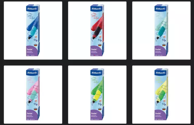 Pelikan Tintenroller Twist® R457 Tintenschreiber verschieden Farben zur Auswahl