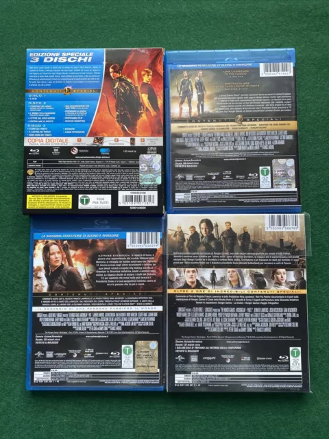 Hunger Games Saga Completa ✧ 4 Blu-ray (Jennifer Lawrence) {Edizione Italiana} 2