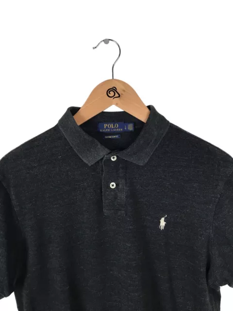 Ralph Lauren Polo Shirt Mens Size Large Custom Slim Fit