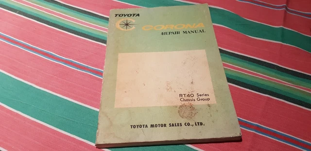 RT40 2000GT HARDTOP ute corona Toyota chassis workshop manual book ...