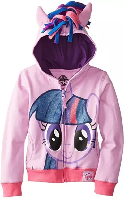 New My Little Pony Hoodie Purple HOODIE Twilight Sparkle 2,3,4,5,6,7 YEARS