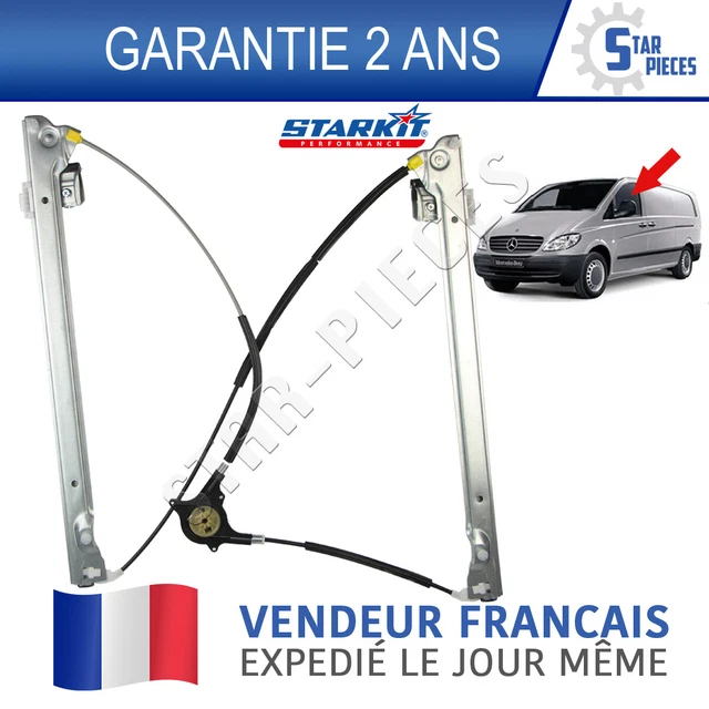 Lève-Vitre Électrique Avant Gauche Pour Mercedes Viano/Vito W639 2003-2010 - Sans Moteur - Remplacement OE 6397200446