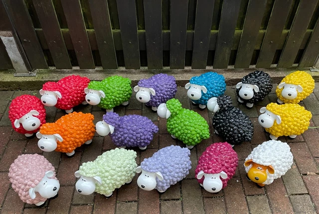 Bunte Deko Schafe Fur Garten