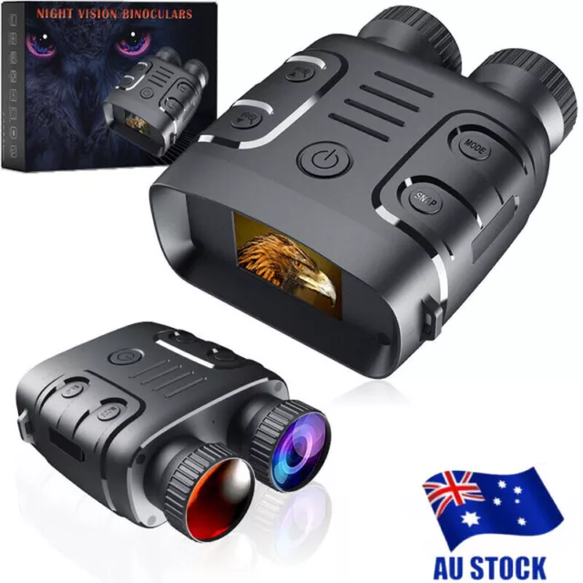 Digital Night Vision Binoculars Device 1080P HD 850Nm Infrared 5X Zoom Hunti AU