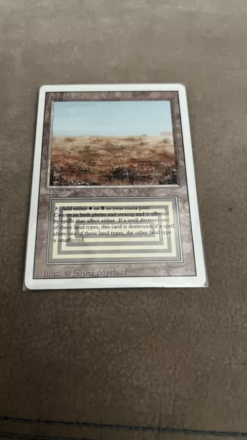 Scrubland | Revised 3rd Edition | MTG Magic The Gathering | NM