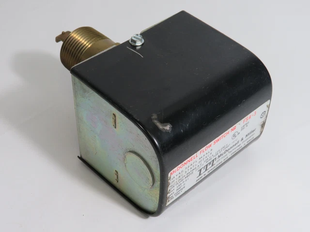 McDonnell & Miller FS8-W Flow Switch,1 in NEMA McDonnell & Miller FS8-W Flow Switch,1 in NEMA