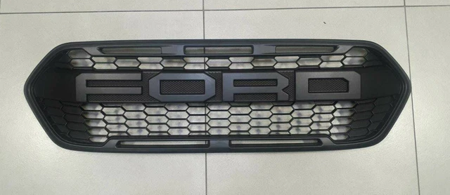 Griglia Anteriore Cromata Per Ford Transit Custom Tourneo 2018+ - 4 Pezzi In Acciaio Inox Con Nastro Adesivo 3M