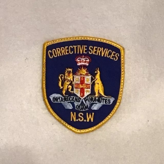 NOS NSW NEW SOUTH WALES –CORRECTIVE SERVICES– AUSTRALIA Sheriff Police Patch