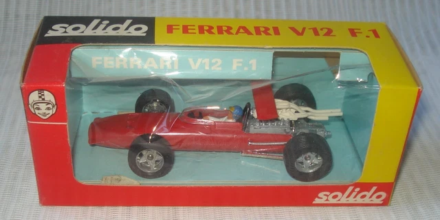 Modèle réduit Ferrari V12 F1 solido - Collection