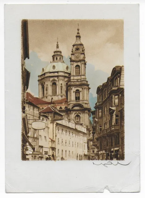 Böhmen und Mähren 1940 - Dienstpost Prag nach Reutlingen 2