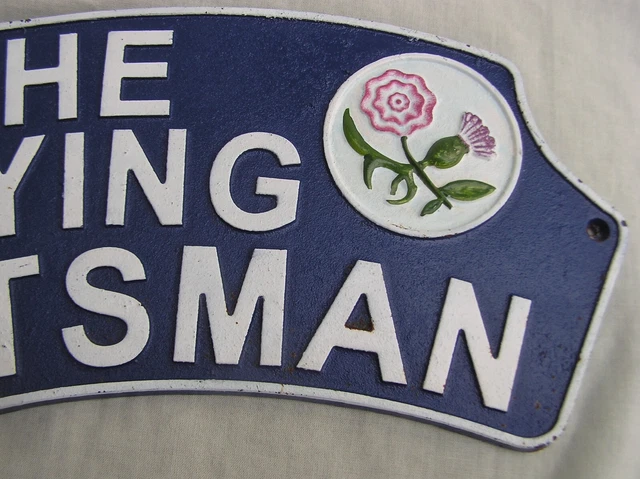 GUSSEISENBAHNSCHILD &&DER FLIEGENDE Schotte"" + Distel & Rose 