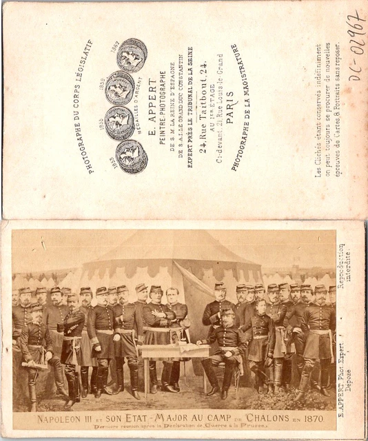 Photo CDV (Carte De Visite) Ancienne - Personnage Ministère à Identifier - Époque Napoléon III - Occasion