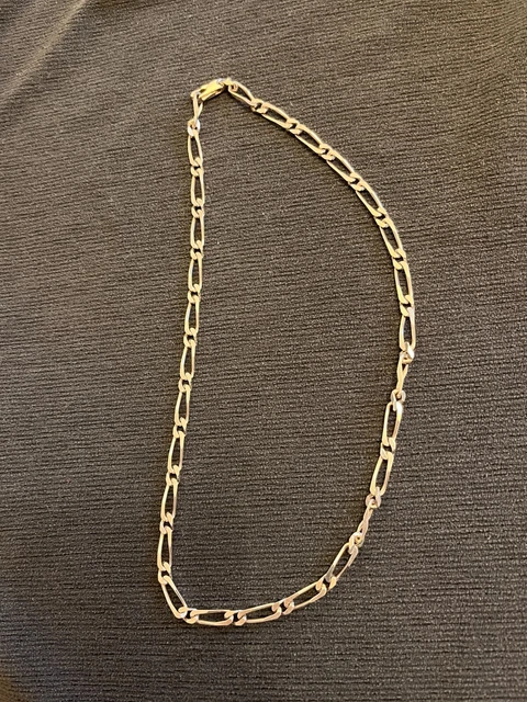 Collier Serpent En Argent Massif 800 – Pour Homme, 45,8 Cm, 158 Gr, Occasion/vintage