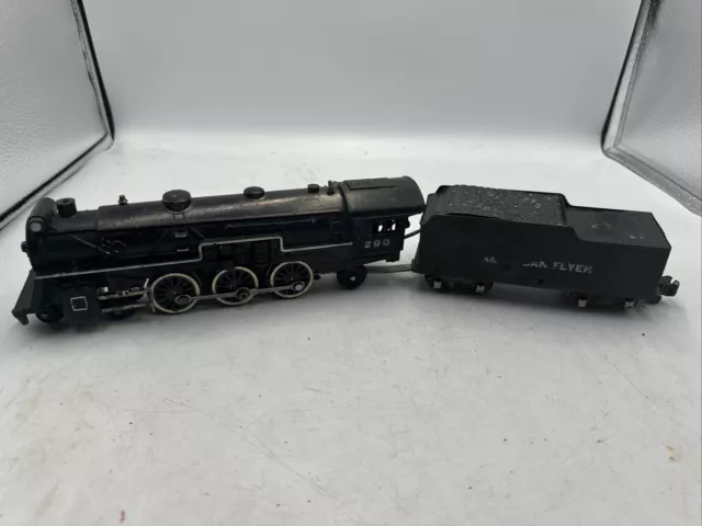 American Flyer 290 Vintage S 4-6-2 Die-Cast Steam Locomotive & Tender (1949-51)