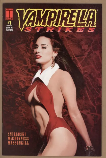Vampirella Strikes 1 (1995 Comics) Ed McGuinnes Photo Cover VF/NM