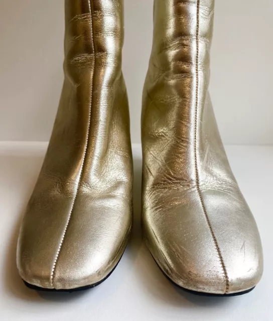 Women's Leather Country Road Golden Jessie Boots Size 39
