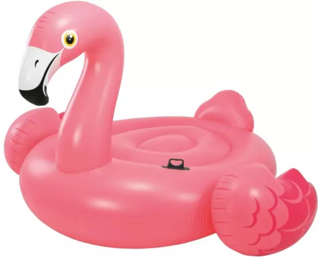 Intex Inflatable Giant Flamingo Mega Ride On Beach Toy Swimming Pool Float 2