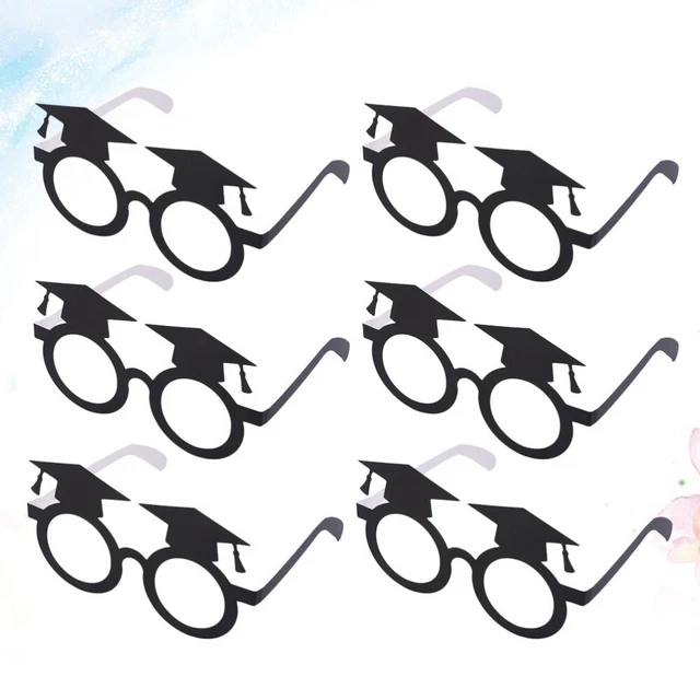 12 Pcs Lunettes De Soleil De Fête Classe 2020 Verres En Papier Étudiant