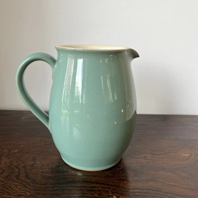 Vintage Denby Steinzeug 2,5 Pints Krug, Keramikkrug, glasierter Krug Wasserkrug