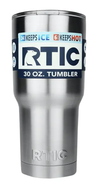 Rtic 30 Oz. Double Wall Insulated Tumbler - Stainless NIB