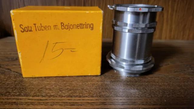 Set Tuben, tubo de extensión para cámara con caja