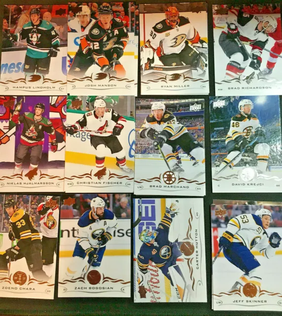 2018-19 Upper Deck Series 2 Base Hockey Cards You Pick From List (251-450) Nhl