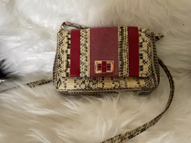 Anya hindmarch snakeskin bag shop