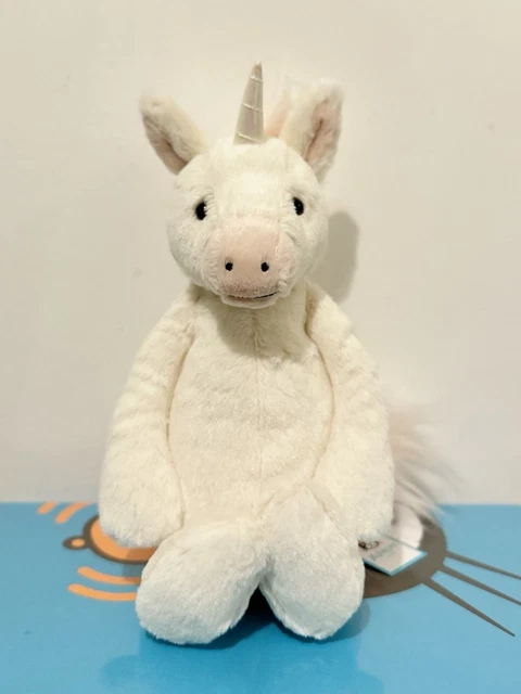 RARE JELLYCAT BASHFUL Unicorn Medium Genuine Brand New With Tags Soft 