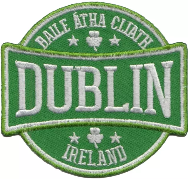 Ireland Dublin City Baile Átha Cliath Embroidered Patch - LAST FEW