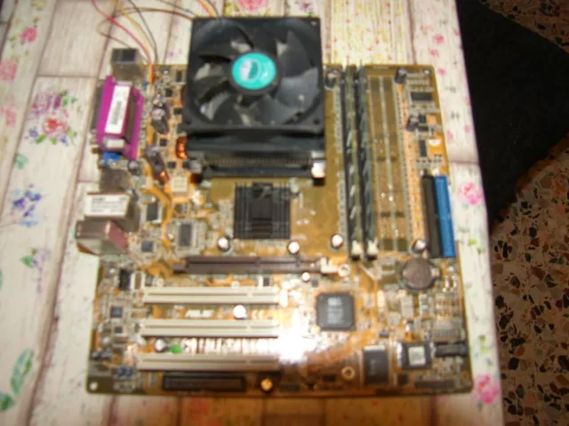 scheda madre  ASUS P4SP-MX SOCKET 478 + CPU CELERON D 2,66 GHZ + COOLER+ 1,5 RAM