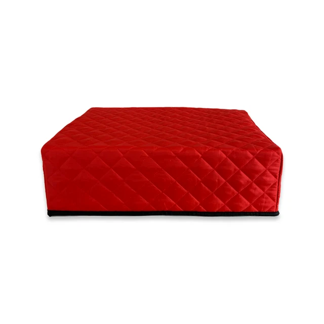 Double Quilted Turntable Dust Cover Red, Fits Technics SL-1200/SL-1210 & more! 3