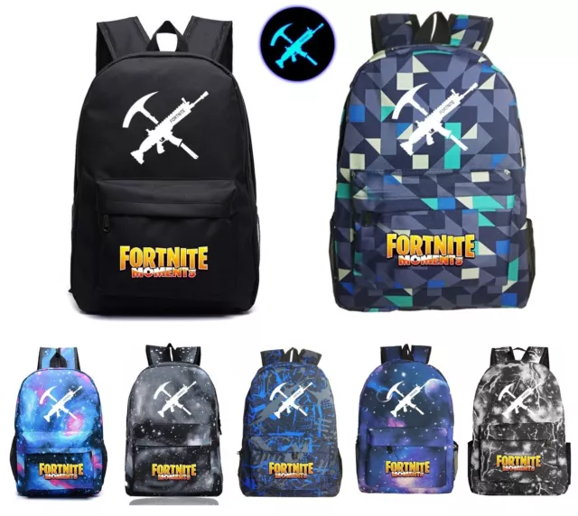 FTNITE Moments Battle Royale Backpack Glow in Dark School Bag Kids AU Shop