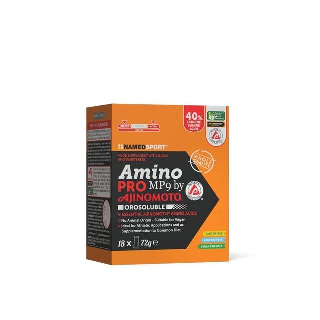 NAMEDSPORT Polvere Named Aminopro MP9 Ajinomoto 18un X 4g