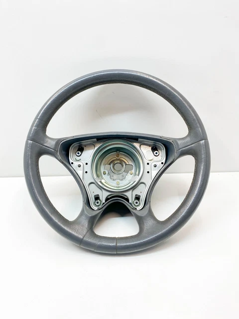 2000 MERCEDES-BENZ SL R129 Steering Wheel Leather Grey A1704600703 ...