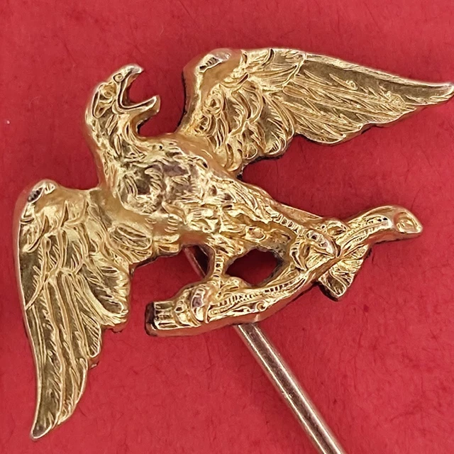 Ancienne épingle à Cravate Plaque Or – Poinçon ORIA, Bel état