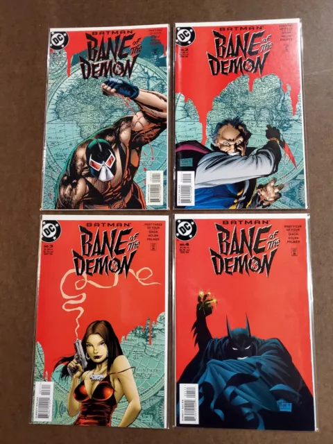 DC Comics Batman Bane of the Demon Complete Set #1-4 - 1999 - High Grade