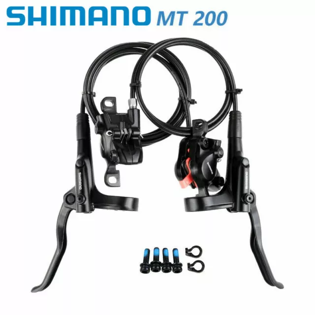 Shimano MT200 MTB Hydraulic Disc Brake Set Mountain Bike Brake Front Rear 1400mm