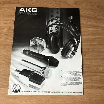 Jul1976 Pg141 Advert11x8" AKG K 140 STG Professional Soft-Contact Headphones 