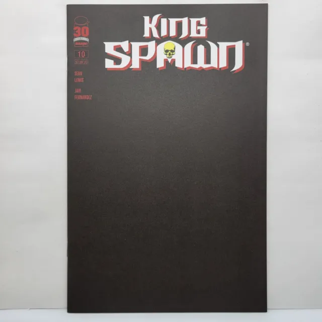 King Spawn #10 Cover B Variant Black Blank Cover 2022 Image