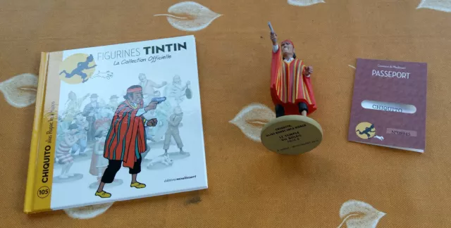 Figurine Tintin Collection Officielle - N° 105 Chiquito alias Rupac Inca Huaco