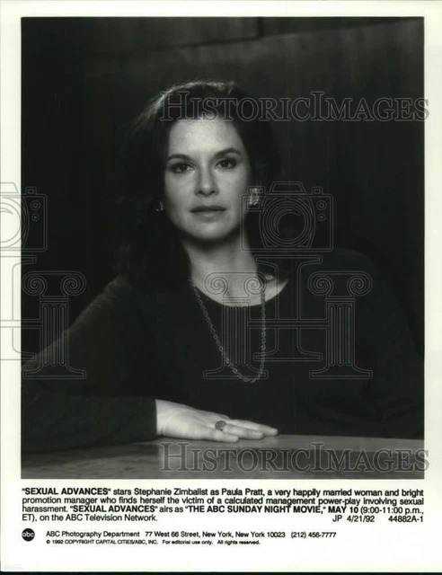 1992 Press Photo Stephanie Zimbalist in "Sexual Advances" - nop82261